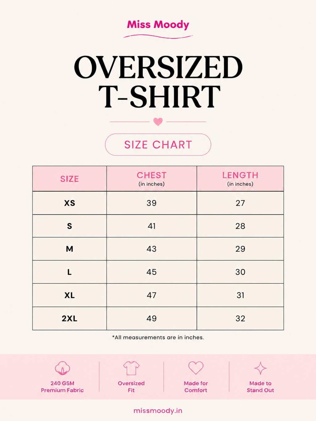 Nonchalant Oversized T-Shirt