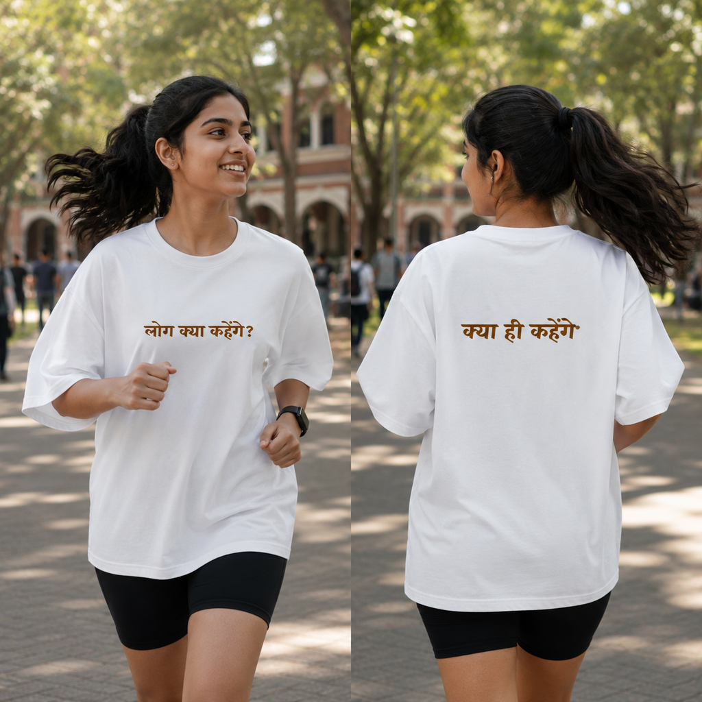 Log Kya Kahenge Oversized T-Shirt