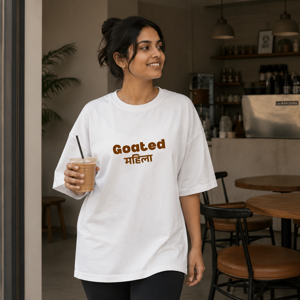 Goated Mahila Oversized T-Shirt